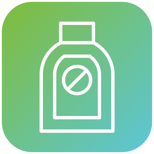 Estilo de icono de diseño vectorial de miticide