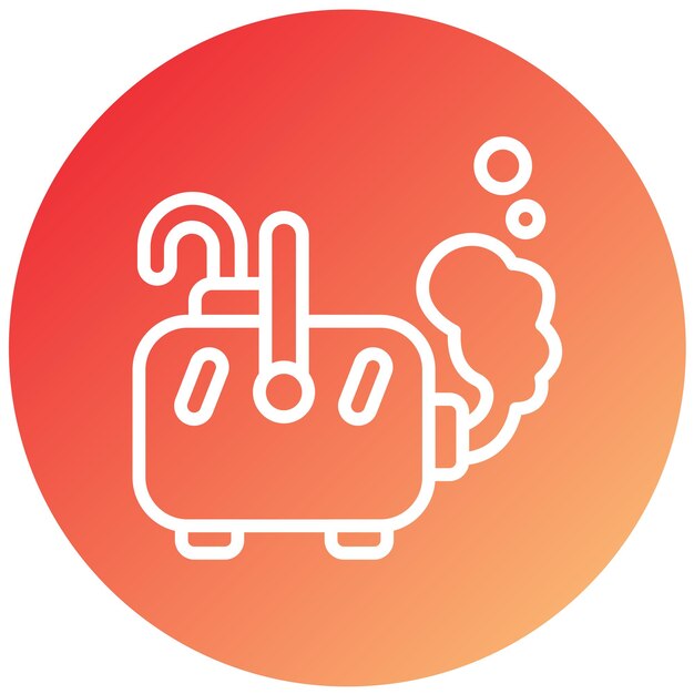 Estilo del icono de diseño vectorial Nano Mist