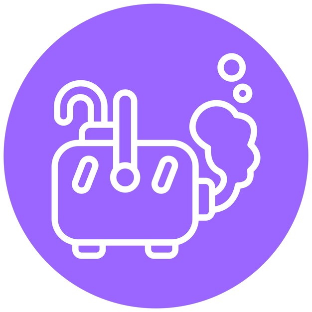 Estilo del icono de diseño vectorial Nano Mist