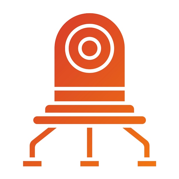 Estilo de icono de diseño vectorial de nanobots