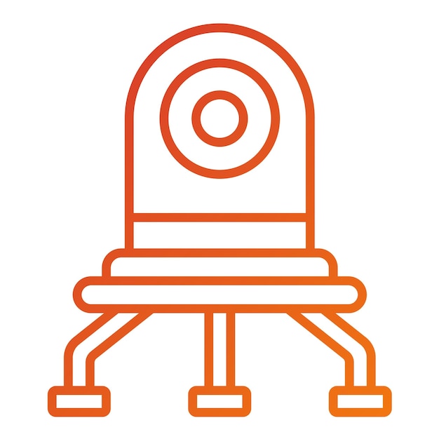 Estilo de icono de diseño vectorial de nanobots