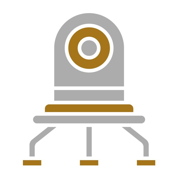 Estilo de icono de diseño vectorial de nanobots