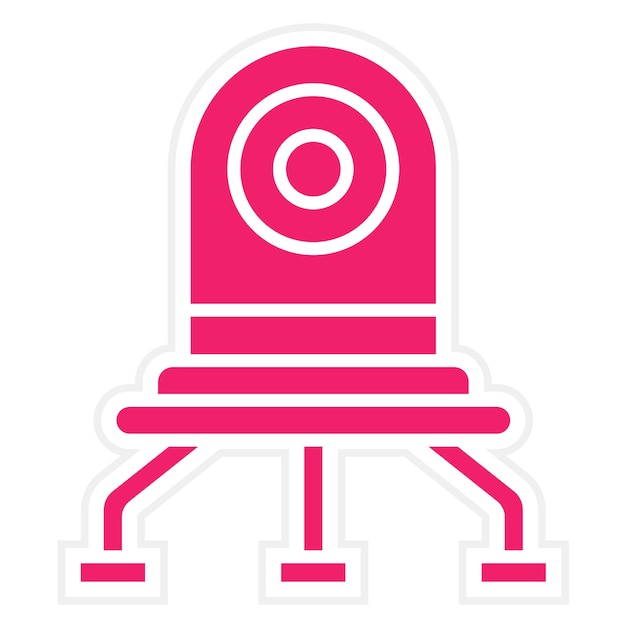 Estilo de icono de diseño vectorial de nanobots