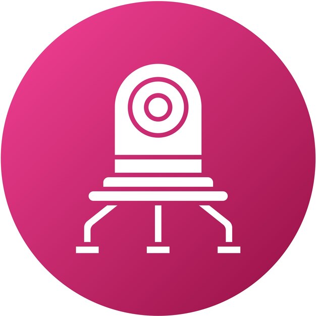 Estilo de icono de diseño vectorial de nanobots