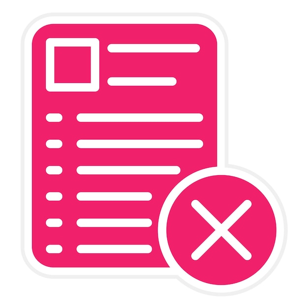 Estilo de icono de diseño vectorial no conforme
