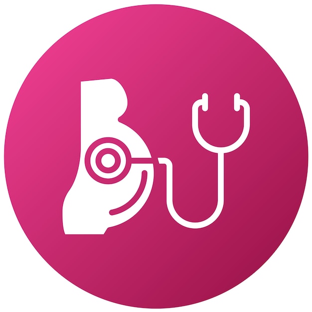 Estilo de icono de diseño vectorial de obstetricia