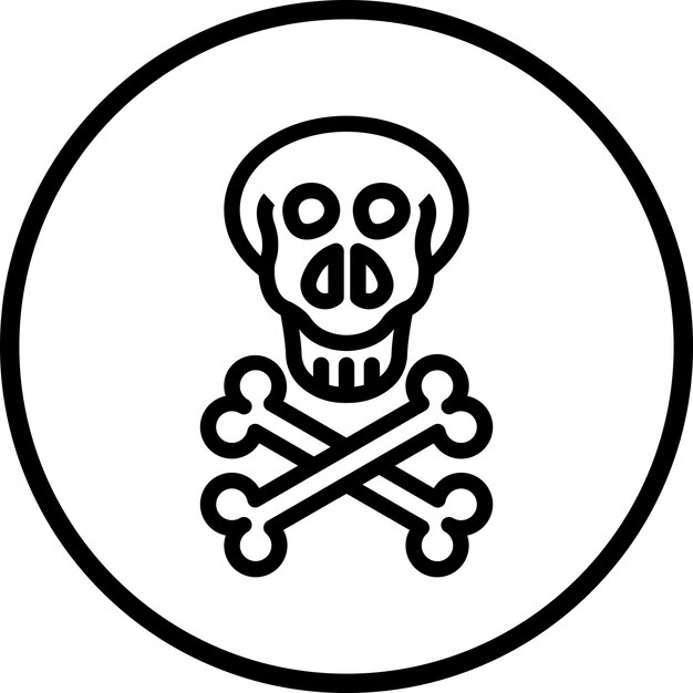 Estilo del icono de diseño vectorial de peligro
