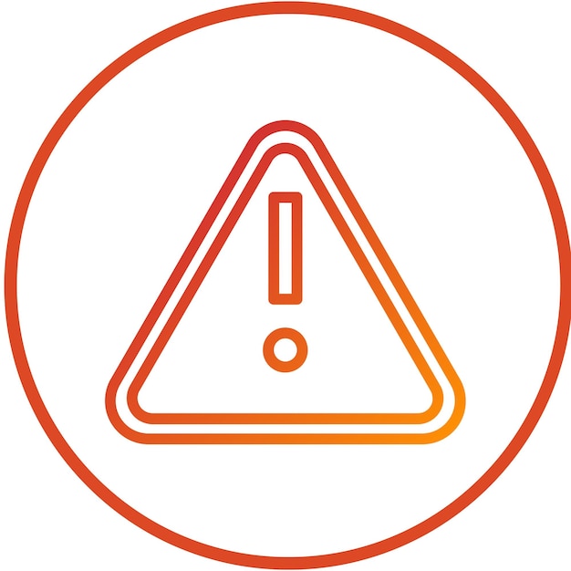 Estilo del icono de diseño vectorial de peligro