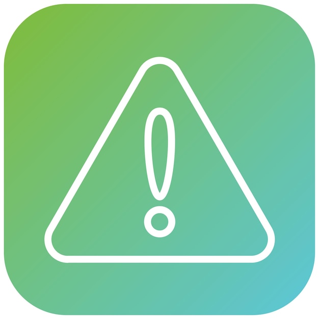 Estilo del icono de diseño vectorial de peligro