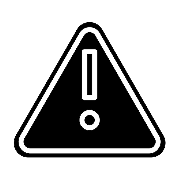 Estilo del icono de diseño vectorial de peligro