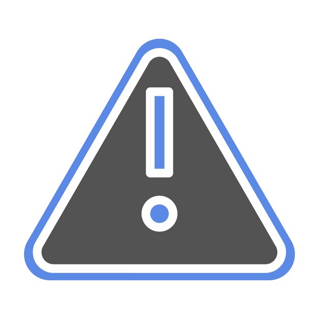 Estilo del icono de diseño vectorial de peligro