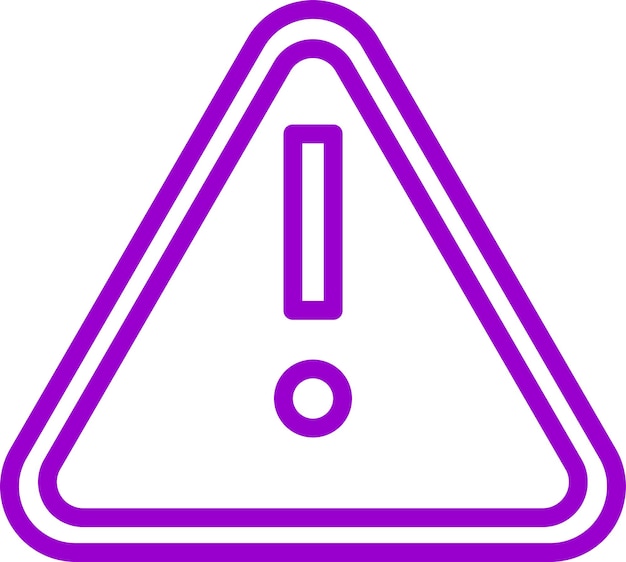 Estilo del icono de diseño vectorial de peligro