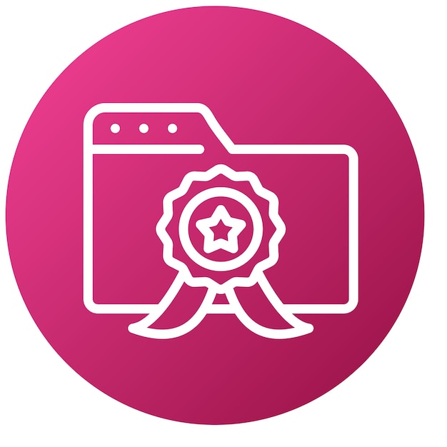 Estilo de icono de diseño vectorial premium