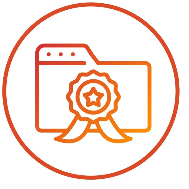 Estilo de icono de diseño vectorial premium