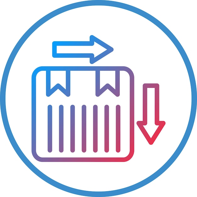 Estilo del icono de diseño vectorial primero