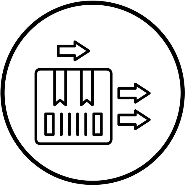Estilo del icono de diseño vectorial primero