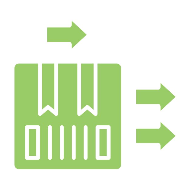 Estilo del icono de diseño vectorial primero