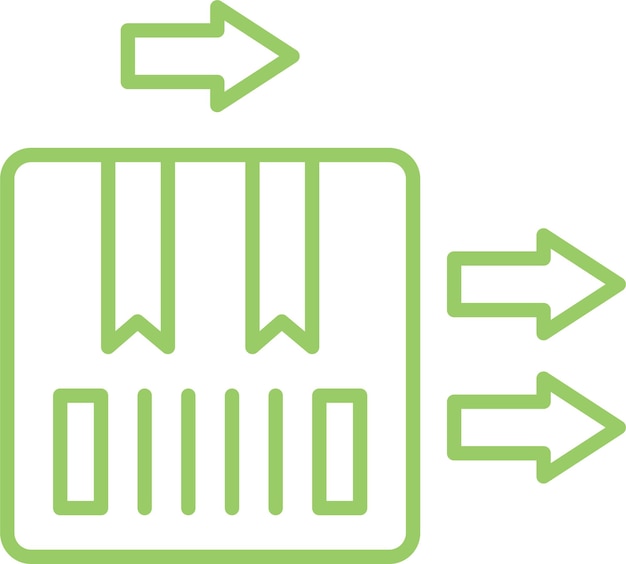 Estilo del icono de diseño vectorial primero