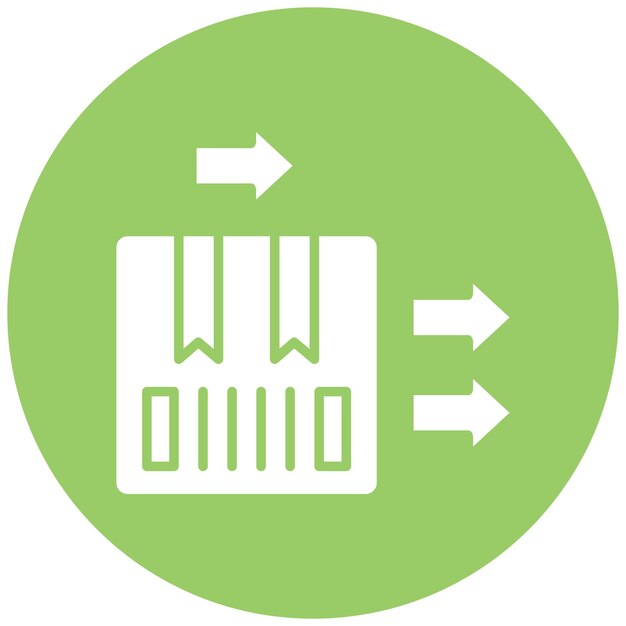 Estilo del icono de diseño vectorial primero