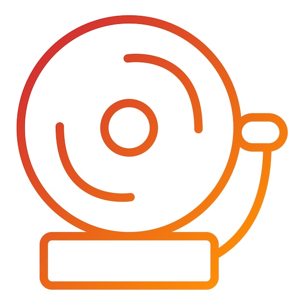 Estilo del icono de diseño vectorial de receso