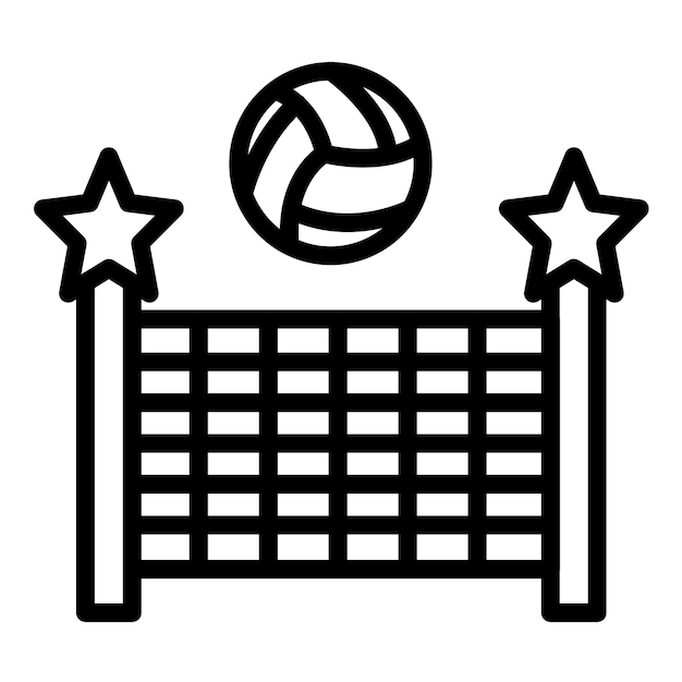 Estilo de icono de diseño vectorial de la red