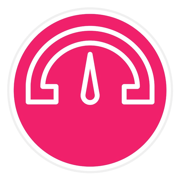 Estilo del icono de diseño vectorial de RPM