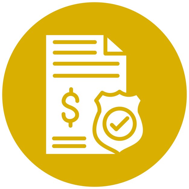 Estilo del icono de diseño vectorial de seguros