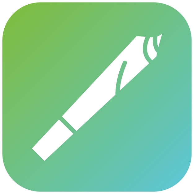 Estilo del icono de diseño vectorial Spliff