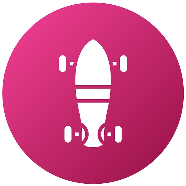 Estilo de icono de diseño vectorial de tablero largo