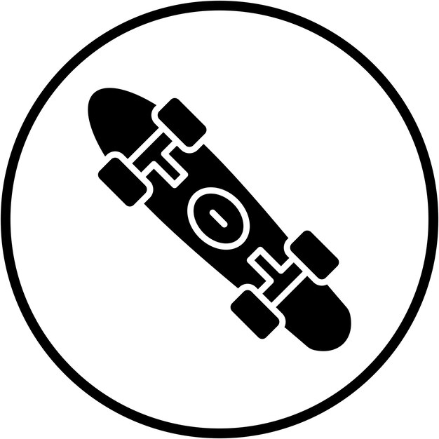 Estilo de icono de diseño vectorial de tablero largo