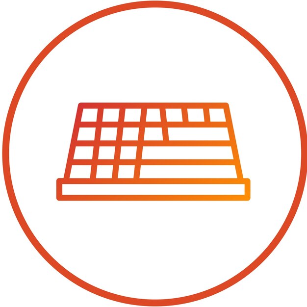 Estilo de icono de diseño vectorial de tejas
