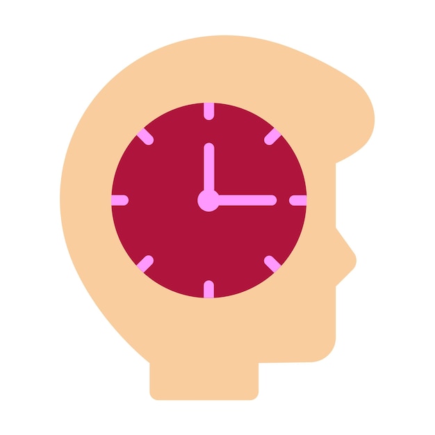 Estilo del icono de diseño vectorial de tiempo de inactividad