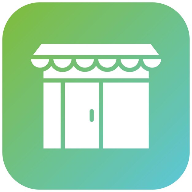 Estilo de icono de diseño vectorial para tiendas minoristas