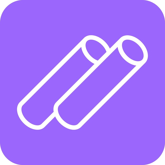 Estilo de icono de diseño vectorial con tiza