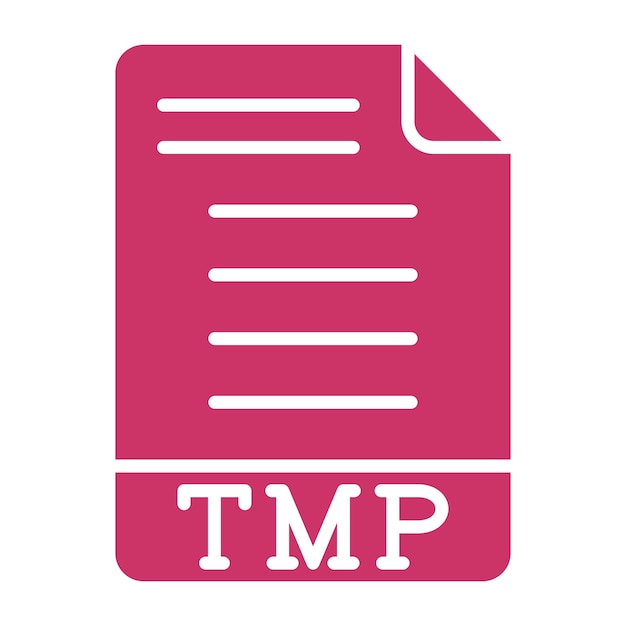 Estilo de icono de diseño vectorial TMP