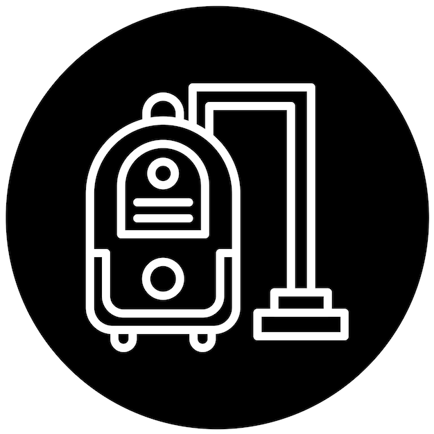 Estilo del icono de diseño vectorial de vacío