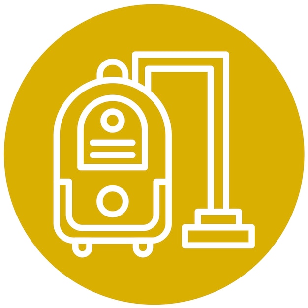Estilo del icono de diseño vectorial de vacío