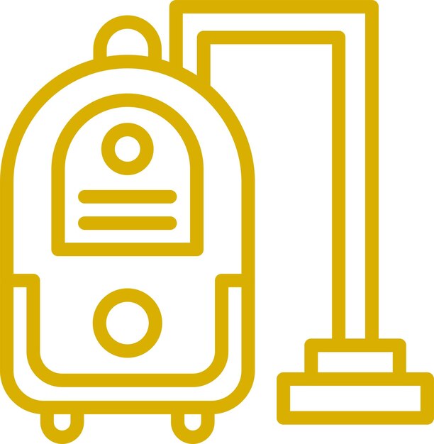 Estilo del icono de diseño vectorial de vacío