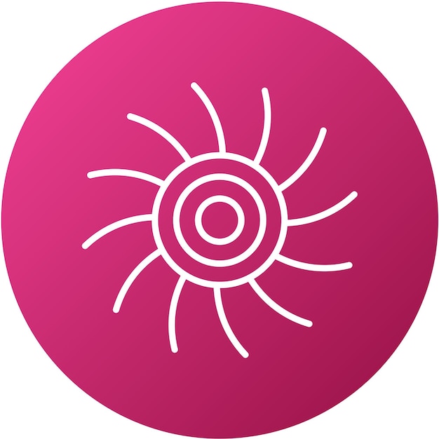 Estilo de icono de diseño vectorial de vórtice