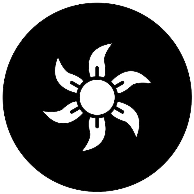 Estilo de icono de diseño vectorial de vórtice