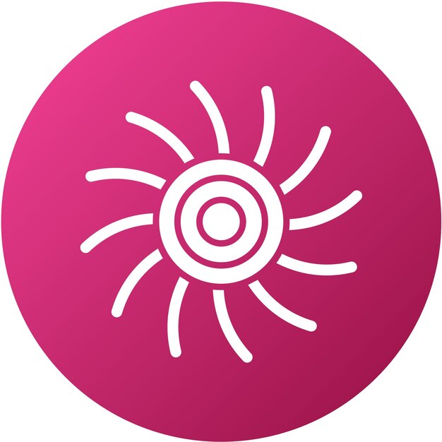 Estilo de icono de diseño vectorial de vórtice
