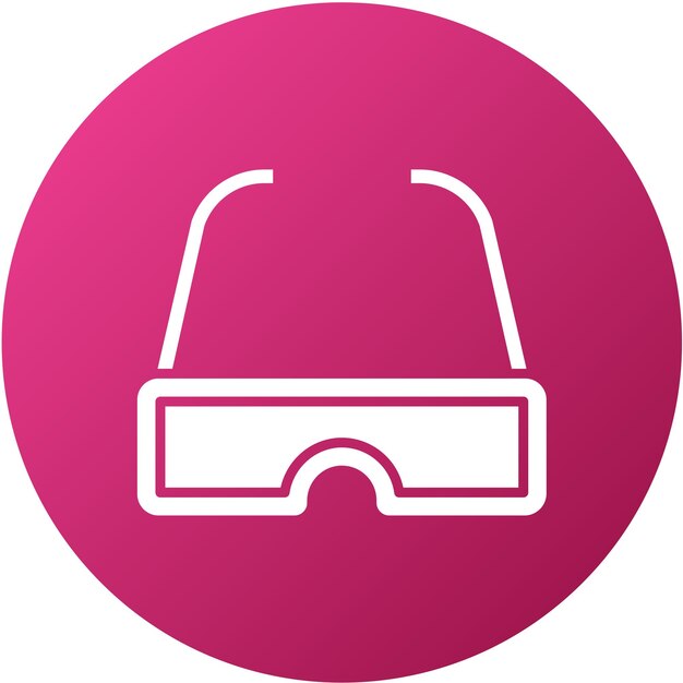 Estilo de icono de diseño vectorial VR