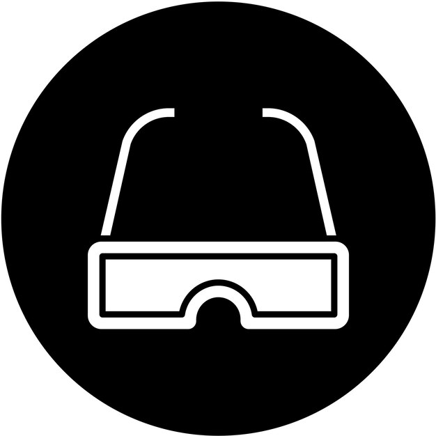 Estilo de icono de diseño vectorial VR