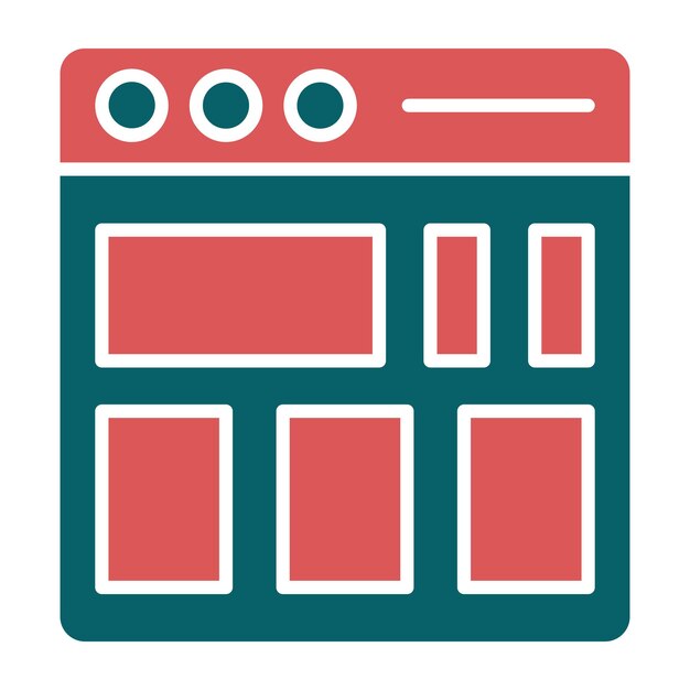 Estilo del icono de diseño vectorial