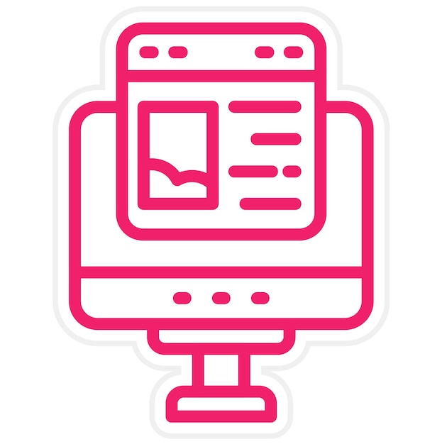 Estilo de icono de diseño vectorial