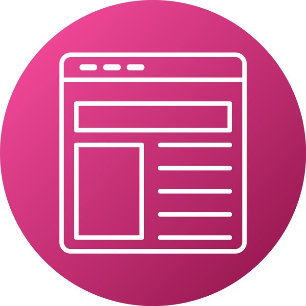 Estilo del icono de diseño vectorial