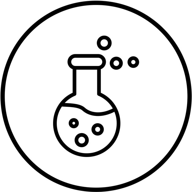 Estilo del icono del disolvente de diseño vectorial