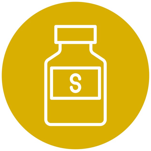 Estilo del icono del disolvente de diseño vectorial