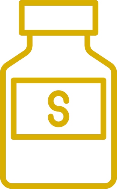Estilo del icono del disolvente de diseño vectorial