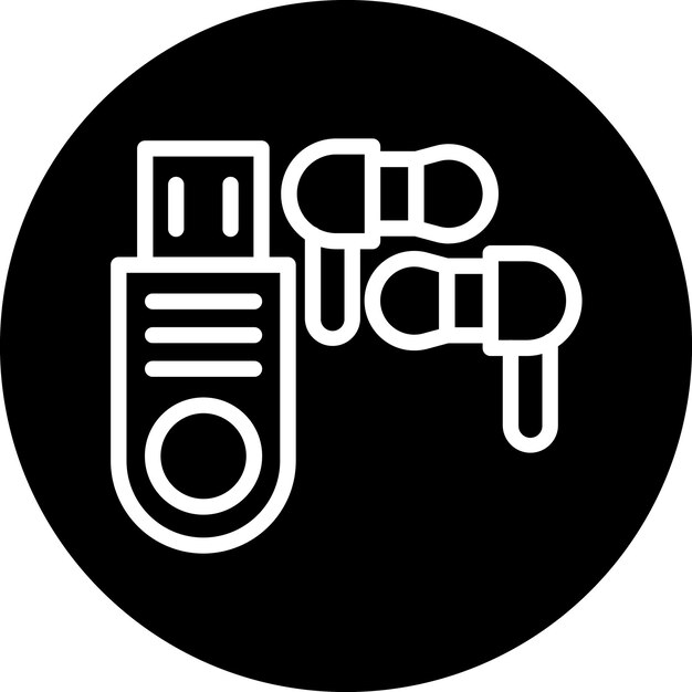 Estilo del icono del dispositivo de diseño vectorial